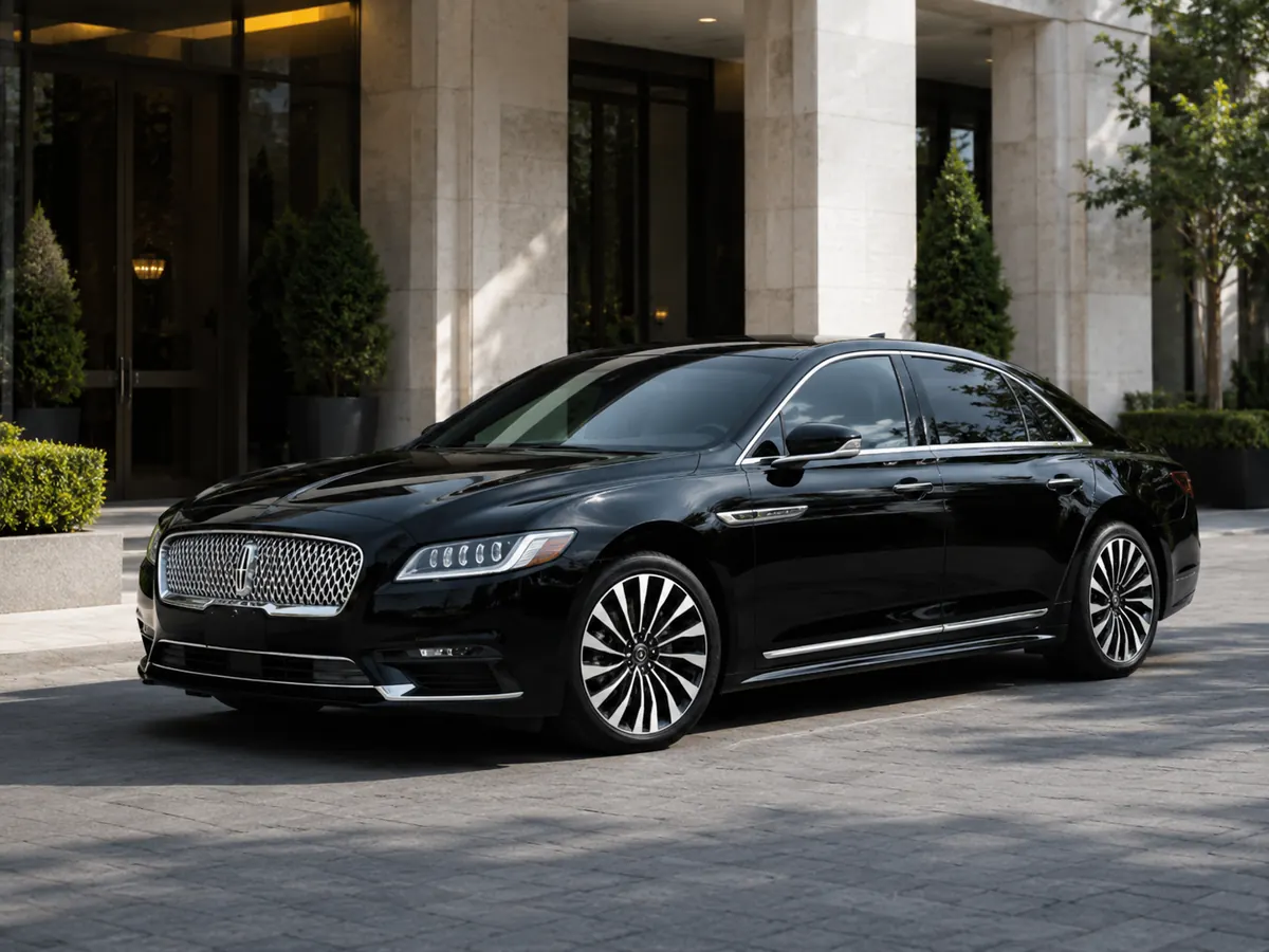 Black Lincoln Continental